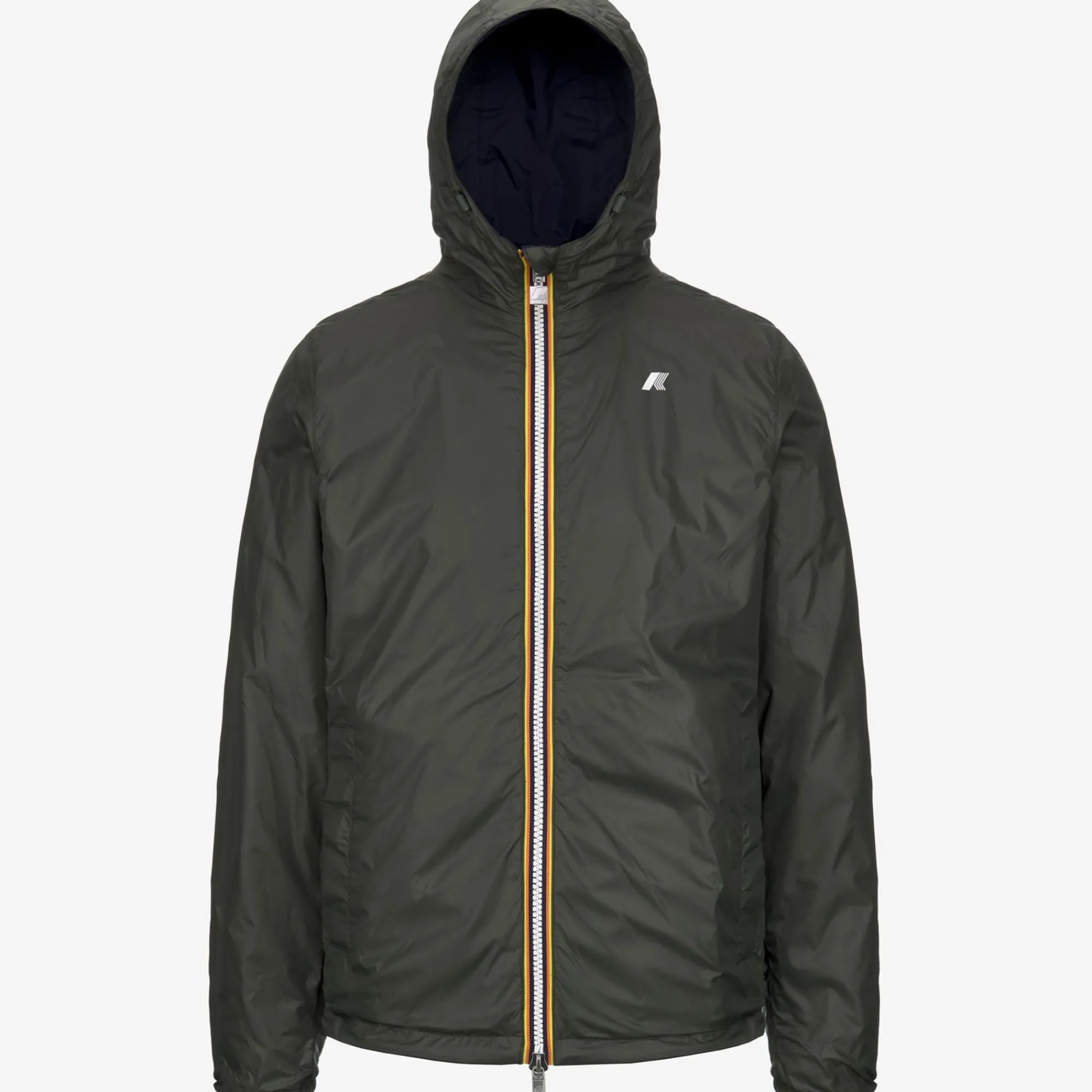 K-WAY Jake Plus.2 Reversible - Jackets - Short - Man - Blue D-Green B Store