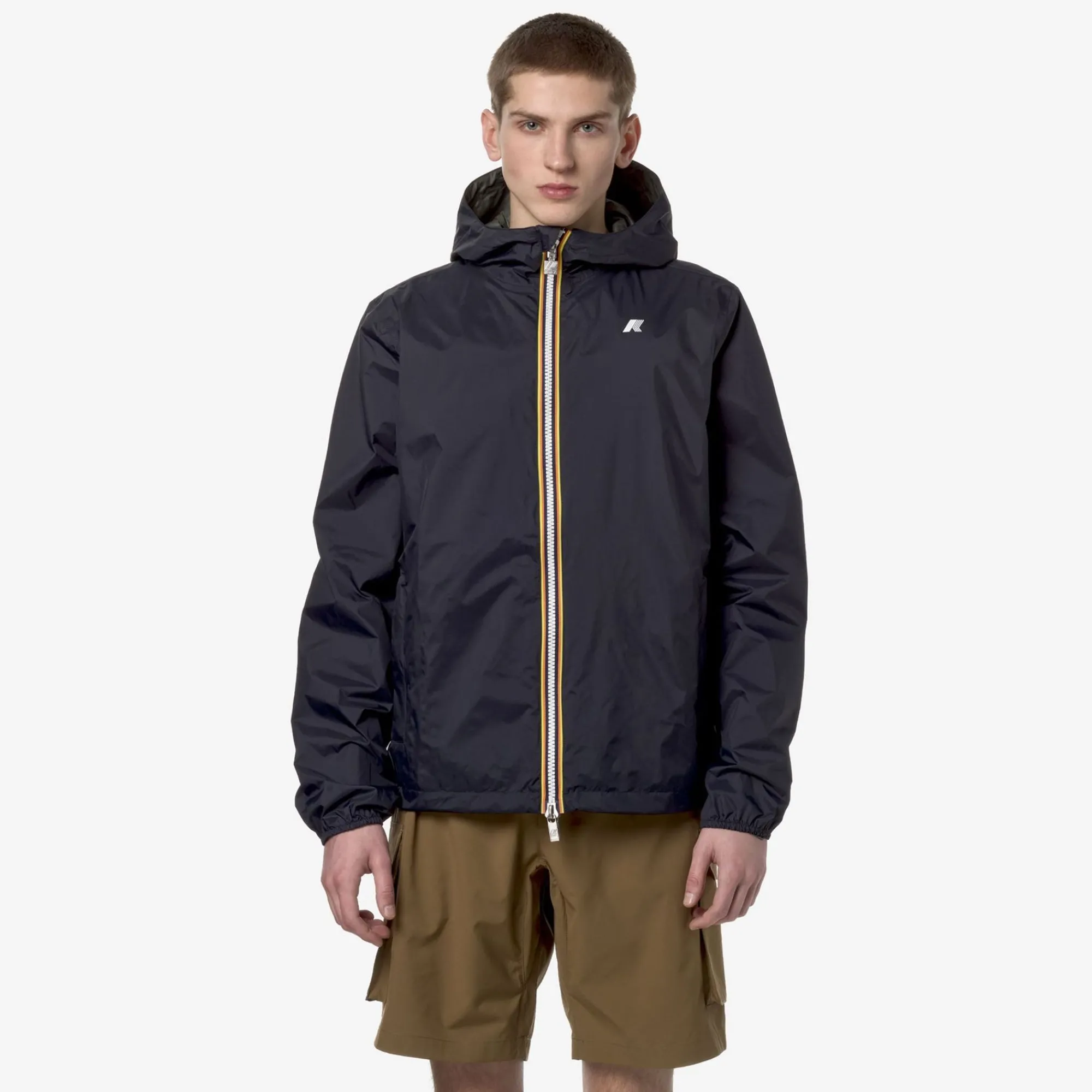 K-WAY Jake Plus.2 Reversible - Jackets - Short - Man - Blue D-Green B Store