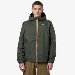 K-WAY Jake Plus.2 Reversible - Jackets - Short - Man - Green Blackish-Black Pure Best Sale