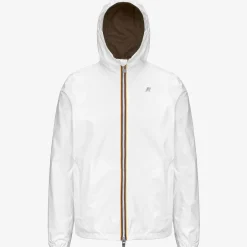 K-WAY Jake Plus.2 Reversible - Jackets - Short - Man - White-Brown C Clearance