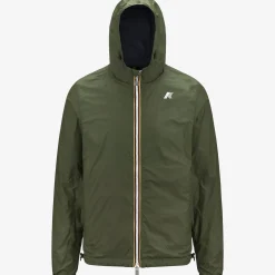 K-WAY Jake Plus.2 Reversible - Jackets - Short - Man - Green C-Blue D Hot