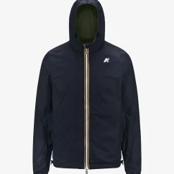 K-WAY Jake Plus.2 Reversible - Jackets - Short - Man - Green C-Blue D Hot