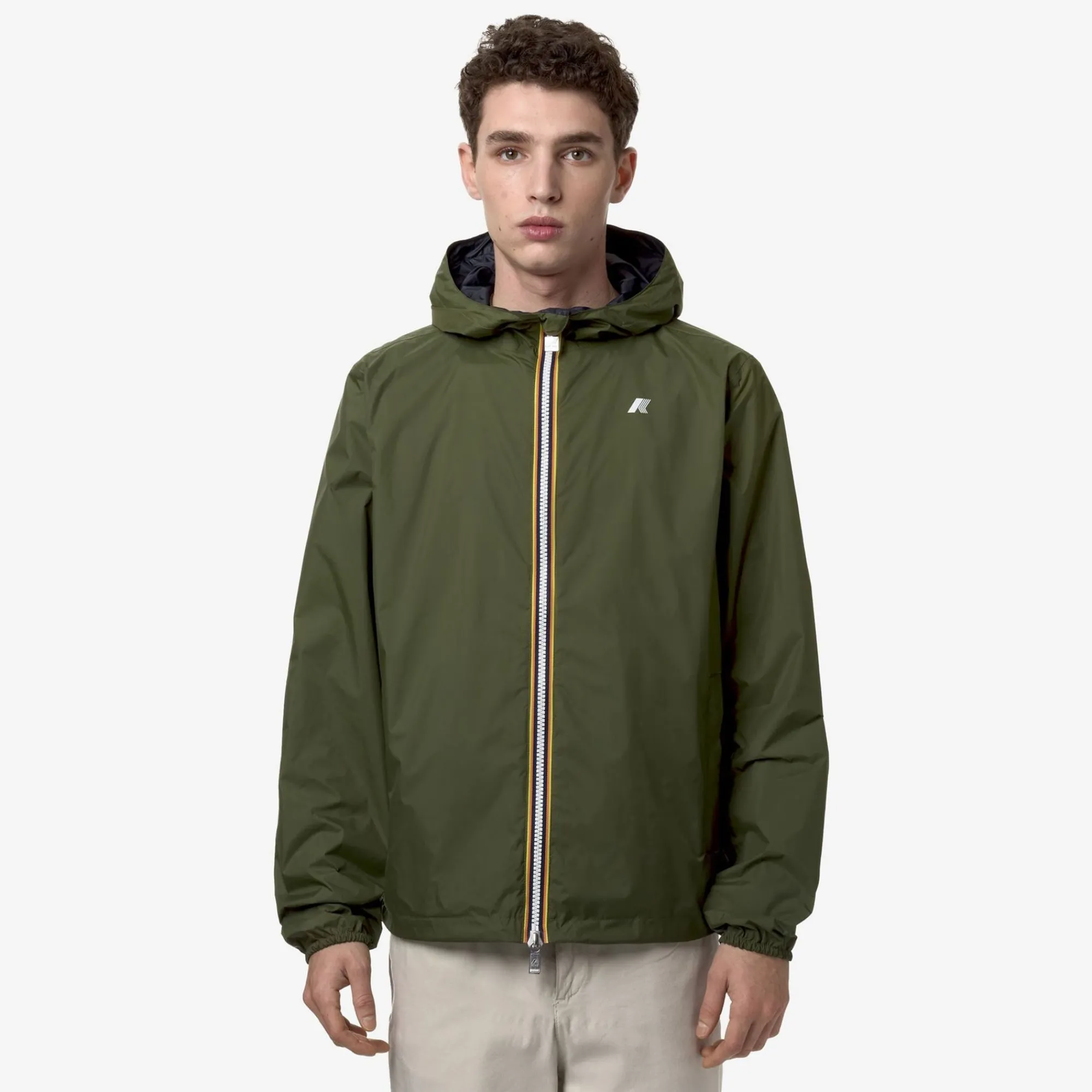 K-WAY Jake Plus.2 Reversible - Jackets - Short - Man - Green C-Blue D Hot