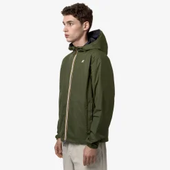 K-WAY Jake Plus.2 Reversible - Jackets - Short - Man - Green C-Blue D Hot
