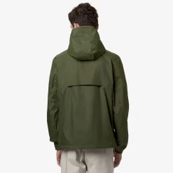 K-WAY Jake Plus.2 Reversible - Jackets - Short - Man - Green C-Blue D Hot