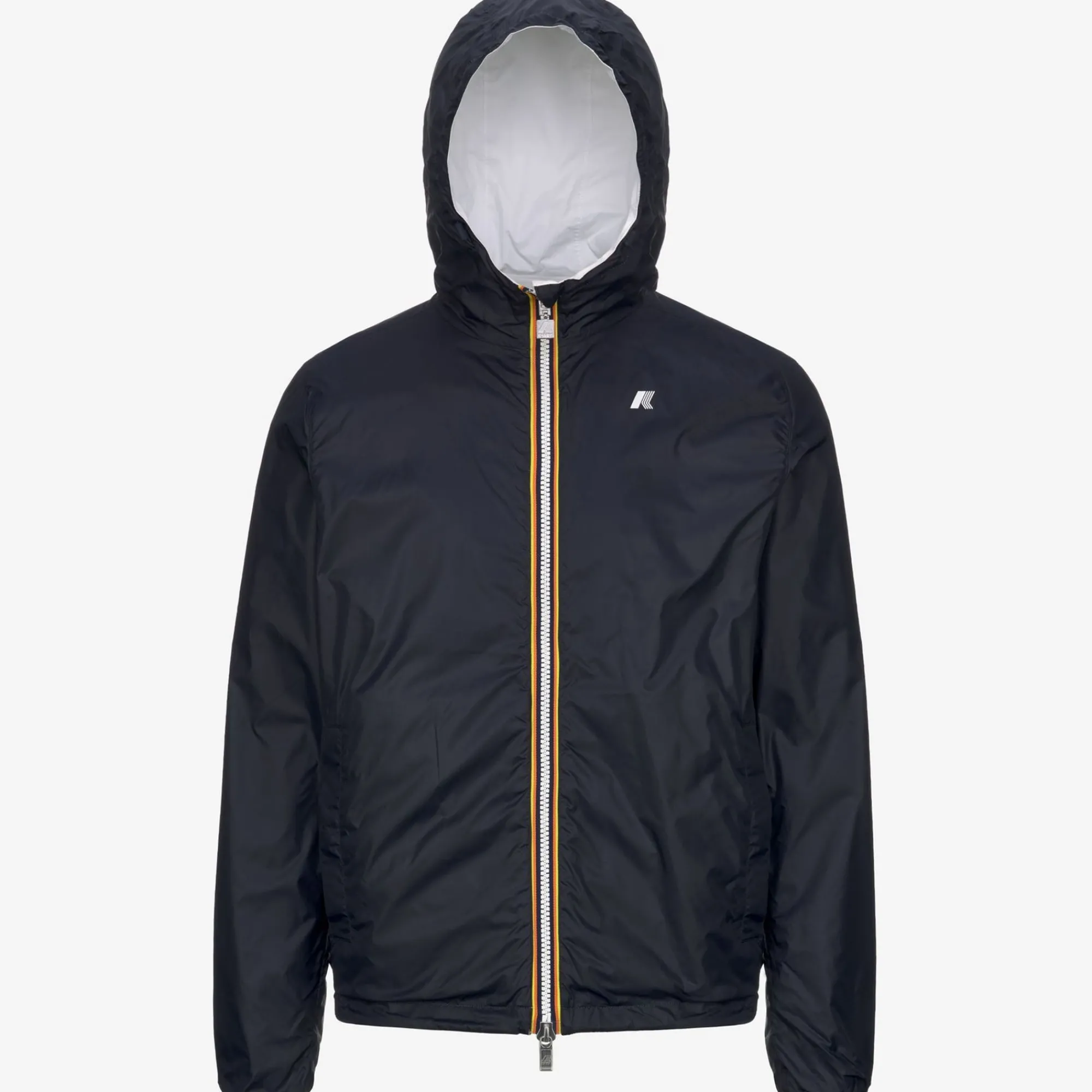 K-WAY Jake Plus.2 Reversible - Jackets - Short - Man - White-Blue Depth Best