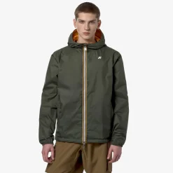K-WAY Jake Plus.2 Reversible - Jackets - Short - Man - Green B-Orange M Flash Sale
