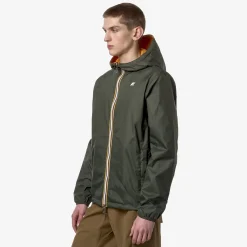 K-WAY Jake Plus.2 Reversible - Jackets - Short - Man - Green B-Orange M Flash Sale