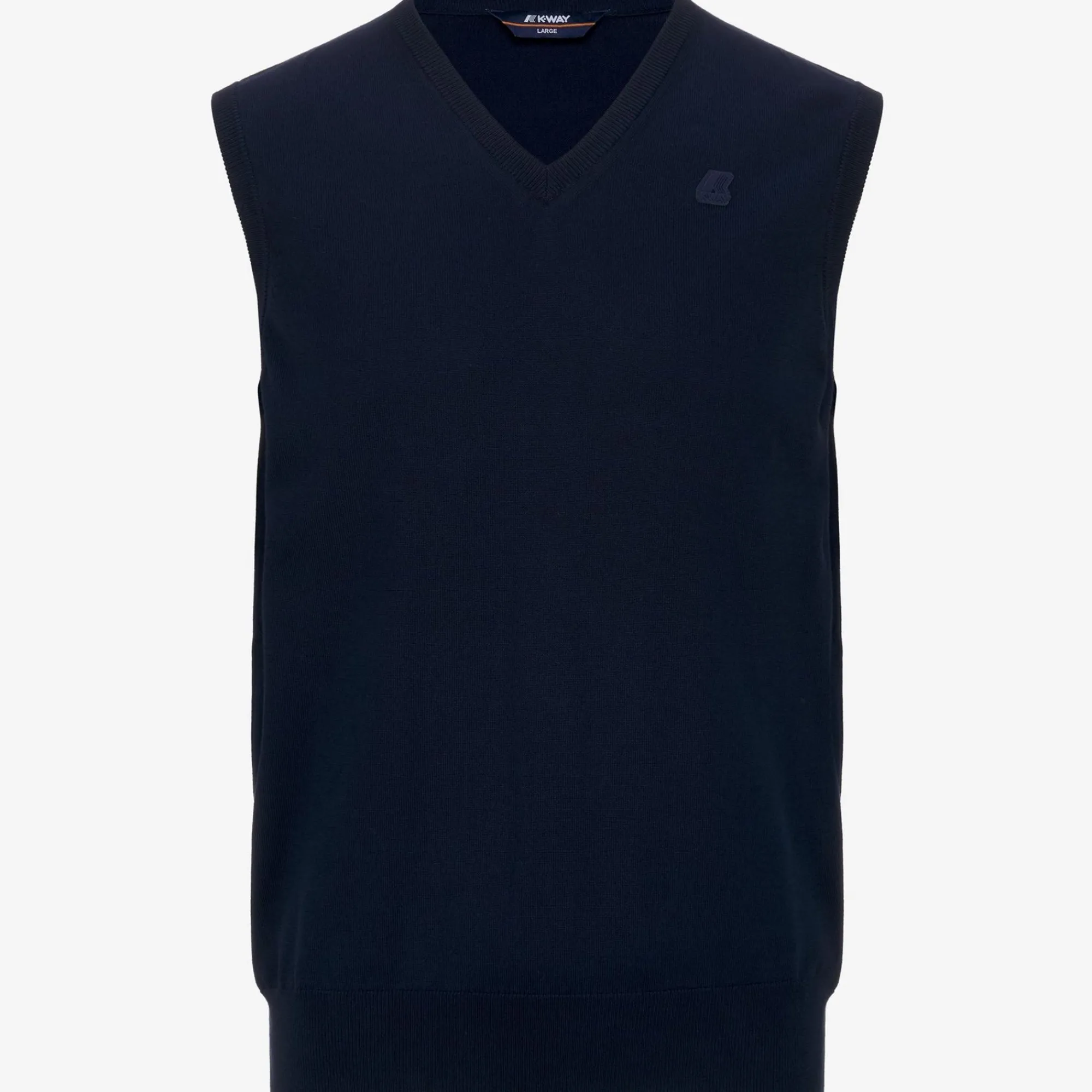 K-WAY Jean Cotton Ps - Knitwear - Vest - Man - Blue Depth New