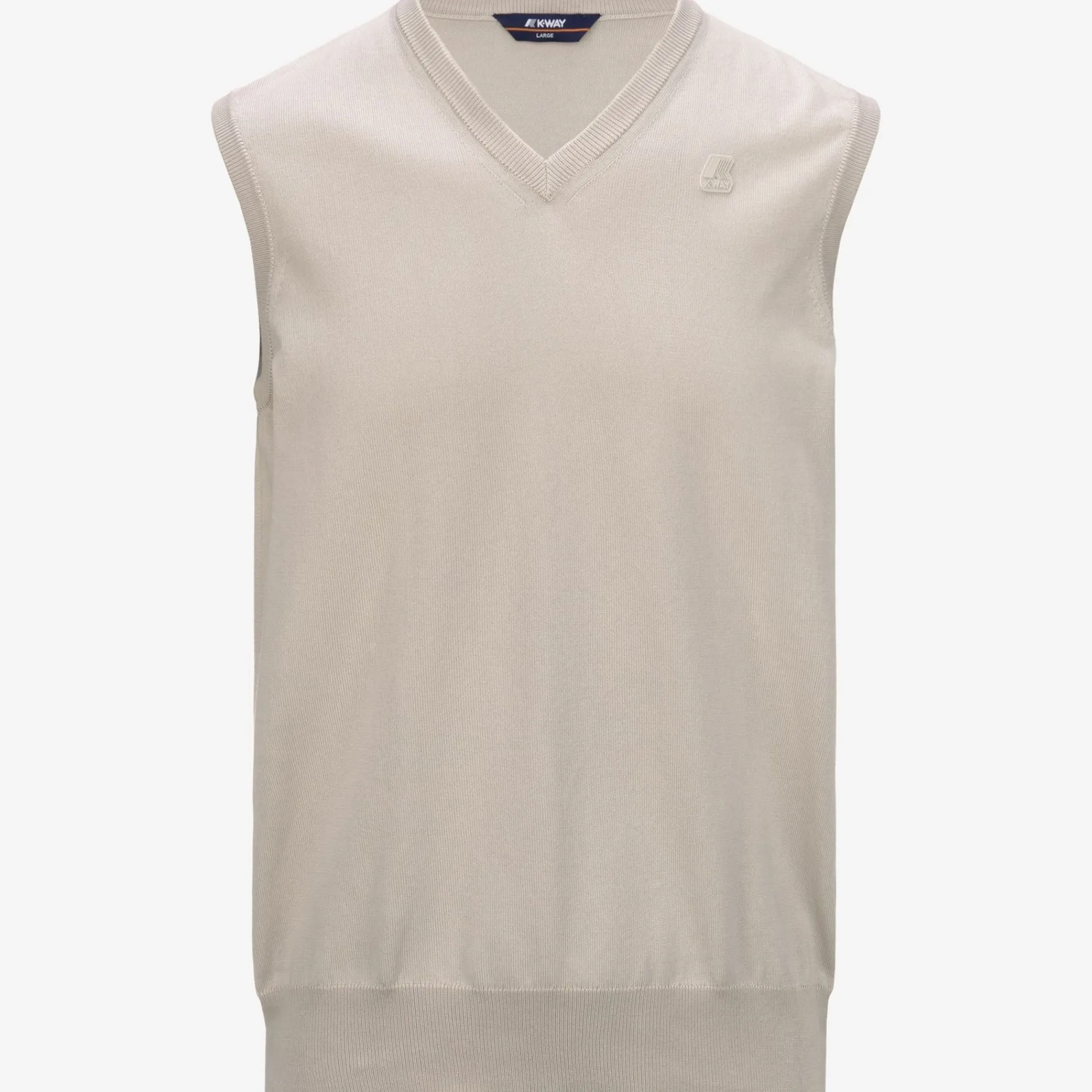 K-WAY Jean Cotton Ps - Knitwear - Vest - Man - Beige Lt Sale