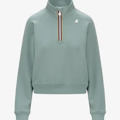 K-WAY Jeune Light Spacer - Fleece - Jumper - Woman - Green Mold Shop
