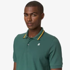 K-WAY Jud - Polo Shirts - Polo - Man - Green Palm Hot