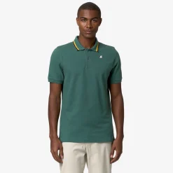 K-WAY Jud - Polo Shirts - Polo - Man - Green Palm Hot