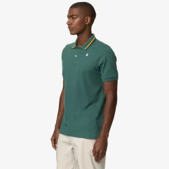 K-WAY Jud - Polo Shirts - Polo - Man - Green Palm Hot