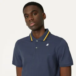 K-WAY Jud - Polo Shirts - Polo - Man - Blue Depth Clearance