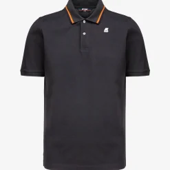 K-WAY Jud - Polo Shirts - Polo - Man - Black Pure Flash Sale