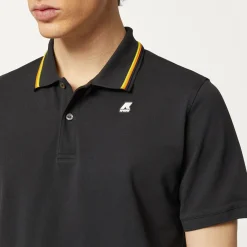 K-WAY Jud - Polo Shirts - Polo - Man - Black Pure Flash Sale