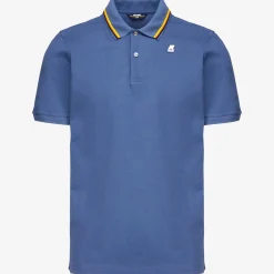 K-WAY Jud - Polo Shirts - Polo - Man - Blue Indigo Clearance