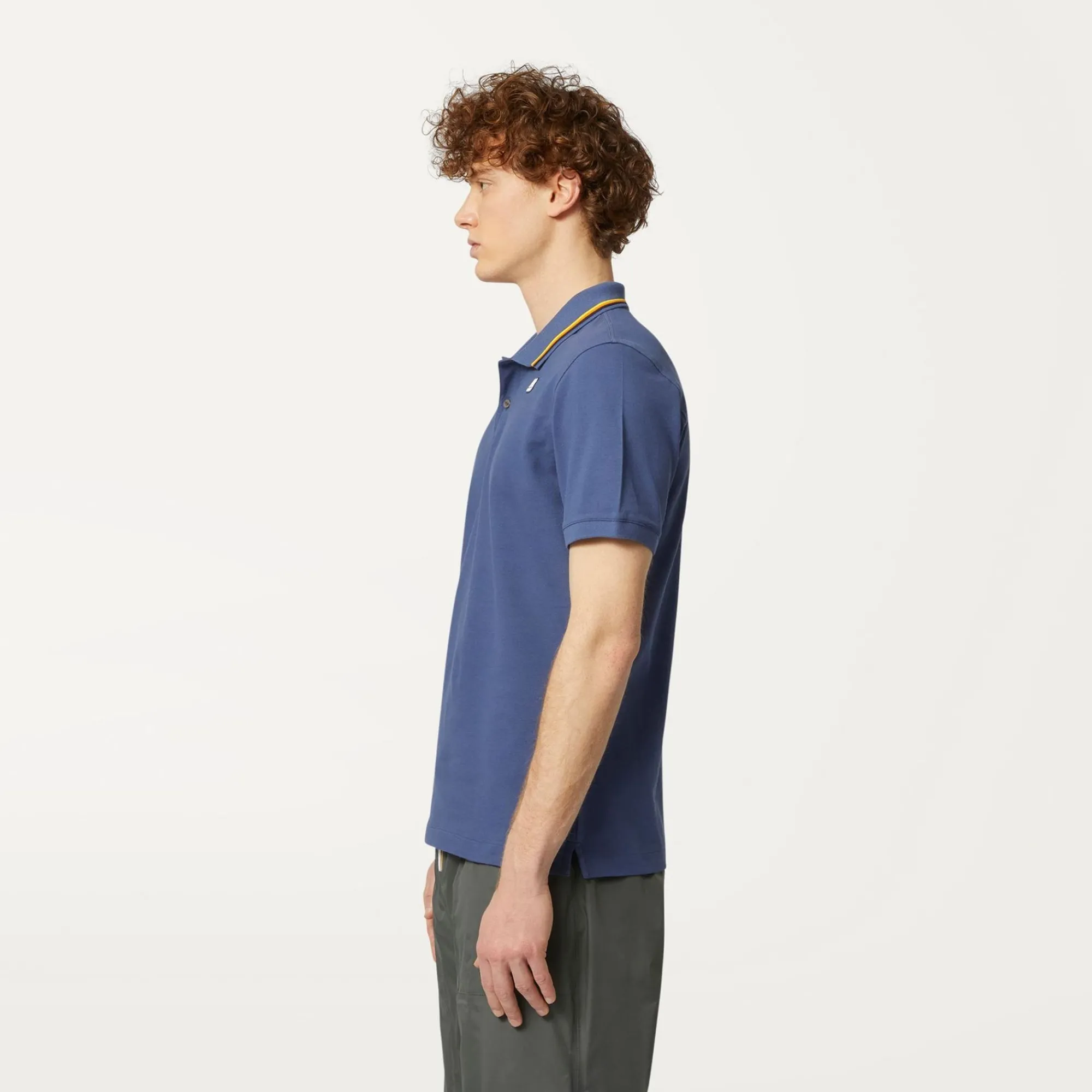 K-WAY Jud - Polo Shirts - Polo - Man - Blue Indigo Clearance
