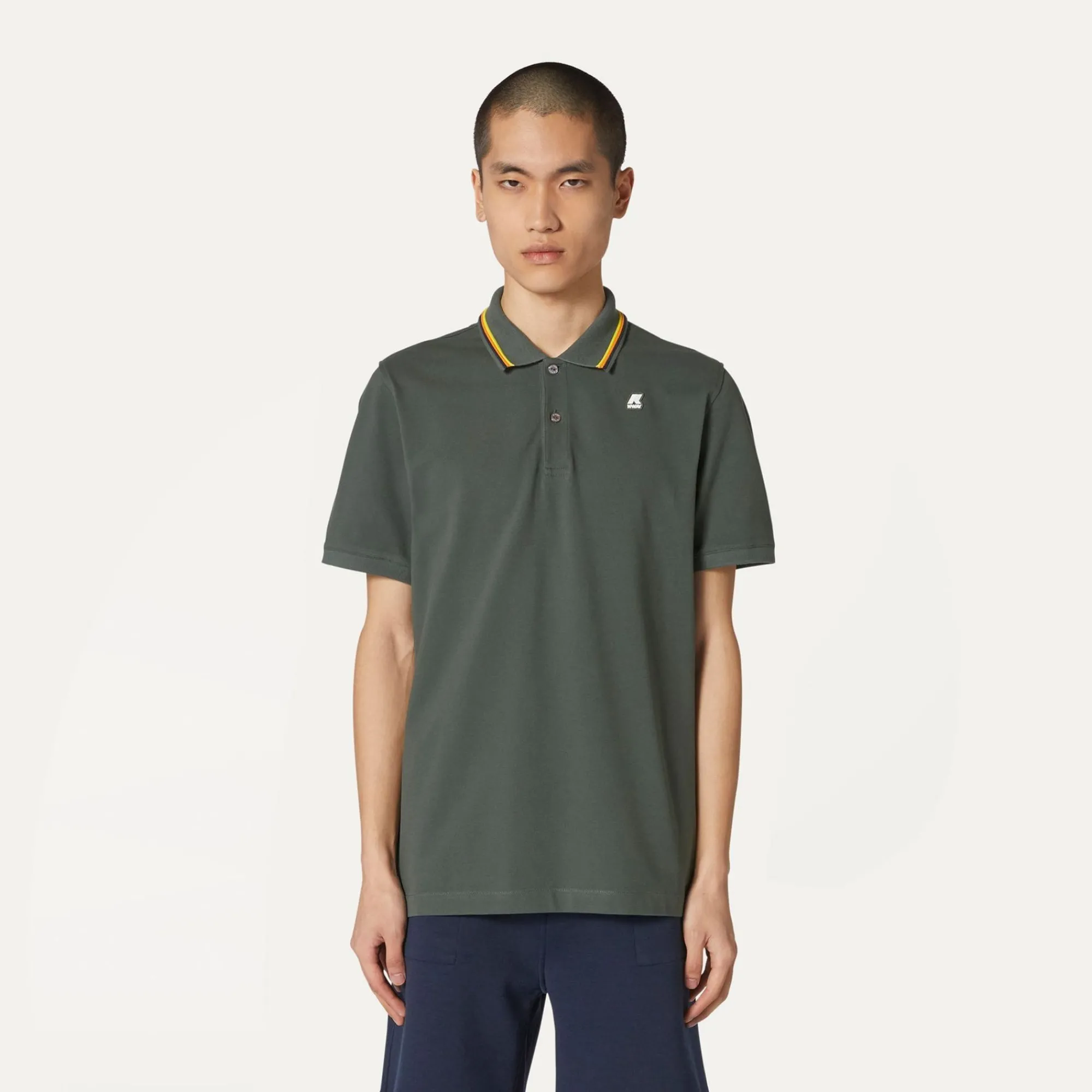 K-WAY Jud - Polo Shirts - Polo - Man - Green Blackish Shop