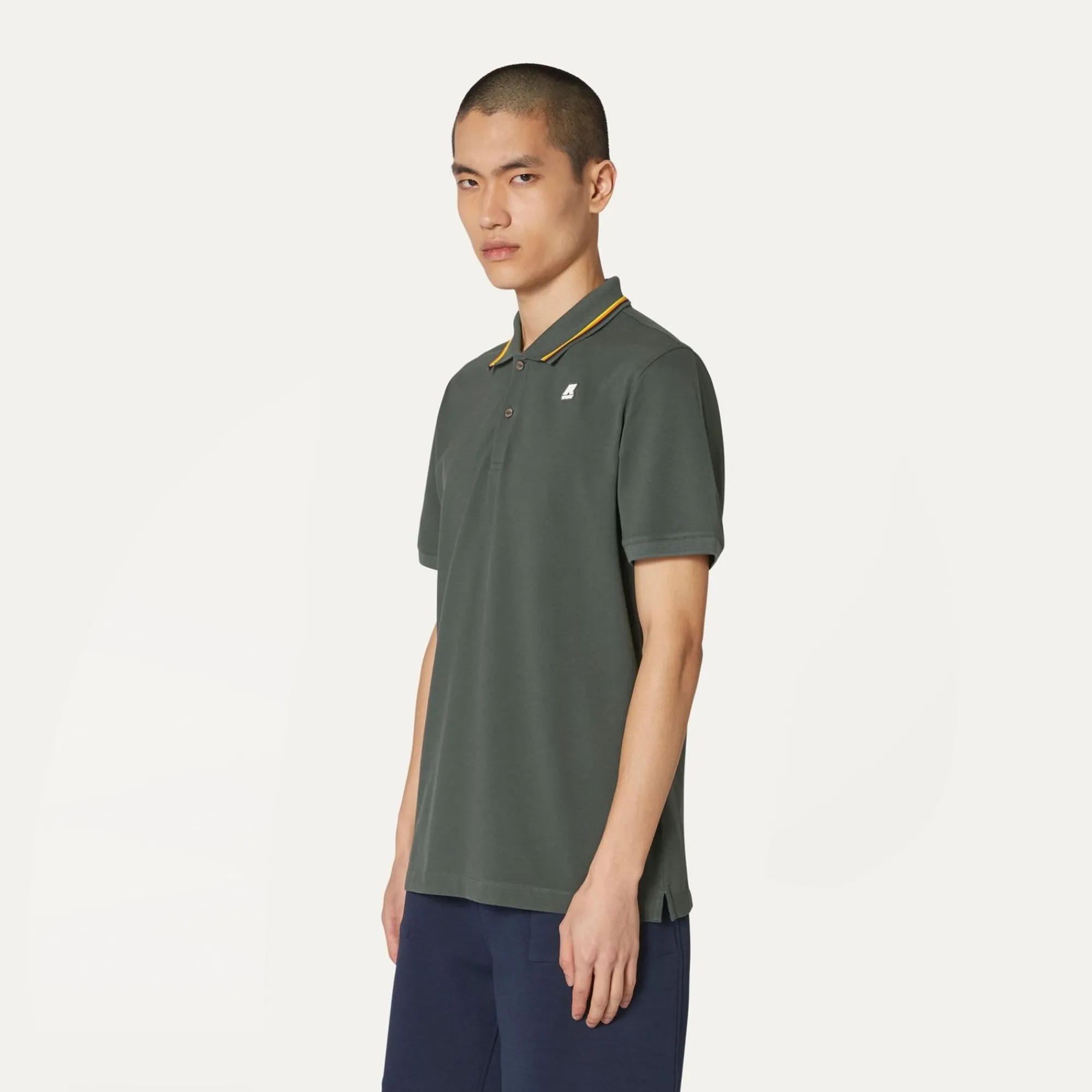 K-WAY Jud - Polo Shirts - Polo - Man - Green Blackish Shop