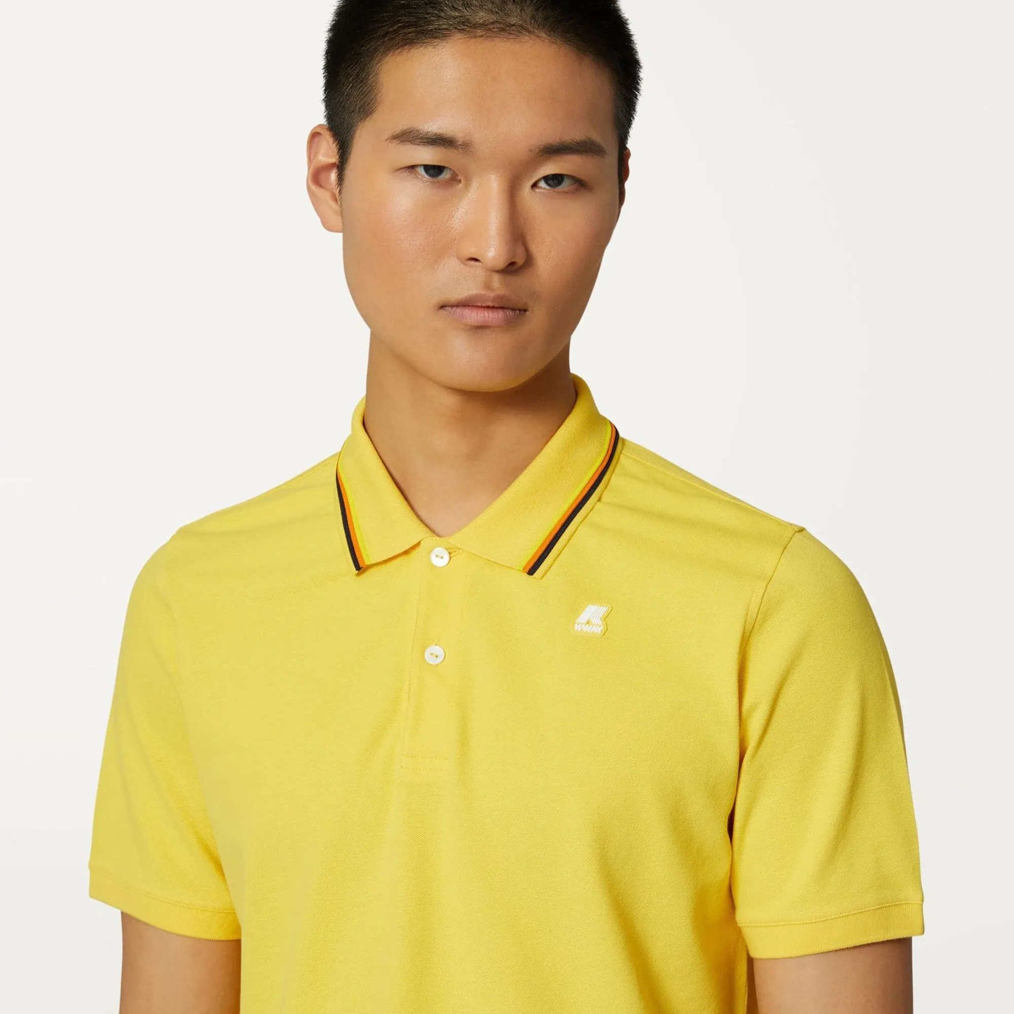 K-WAY Jud - Polo Shirts - Polo - Man - Yellow Sunstruck Store