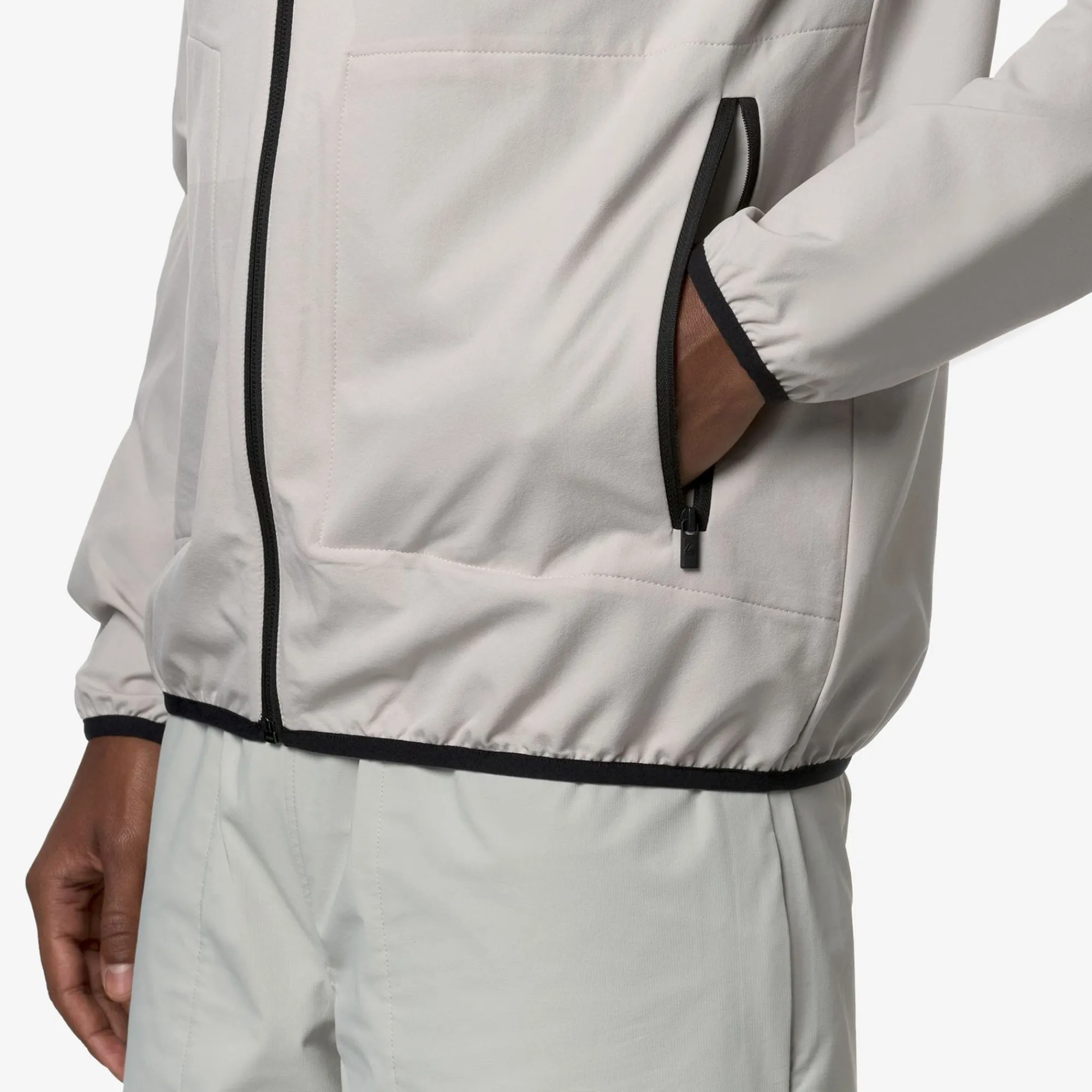 K-WAY Juno Lf - Fleece - Jacket - Unisex - Beige L-Black P Discount