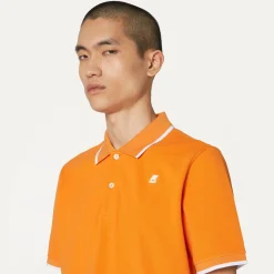 K-WAY Kai - Polo Shirts - Polo - Man - Orange Russet Best Sale