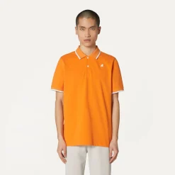K-WAY Kai - Polo Shirts - Polo - Man - Orange Russet Best Sale