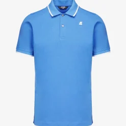 K-WAY Kai - Polo Shirts - Polo - Man - Blue Ultramarine New