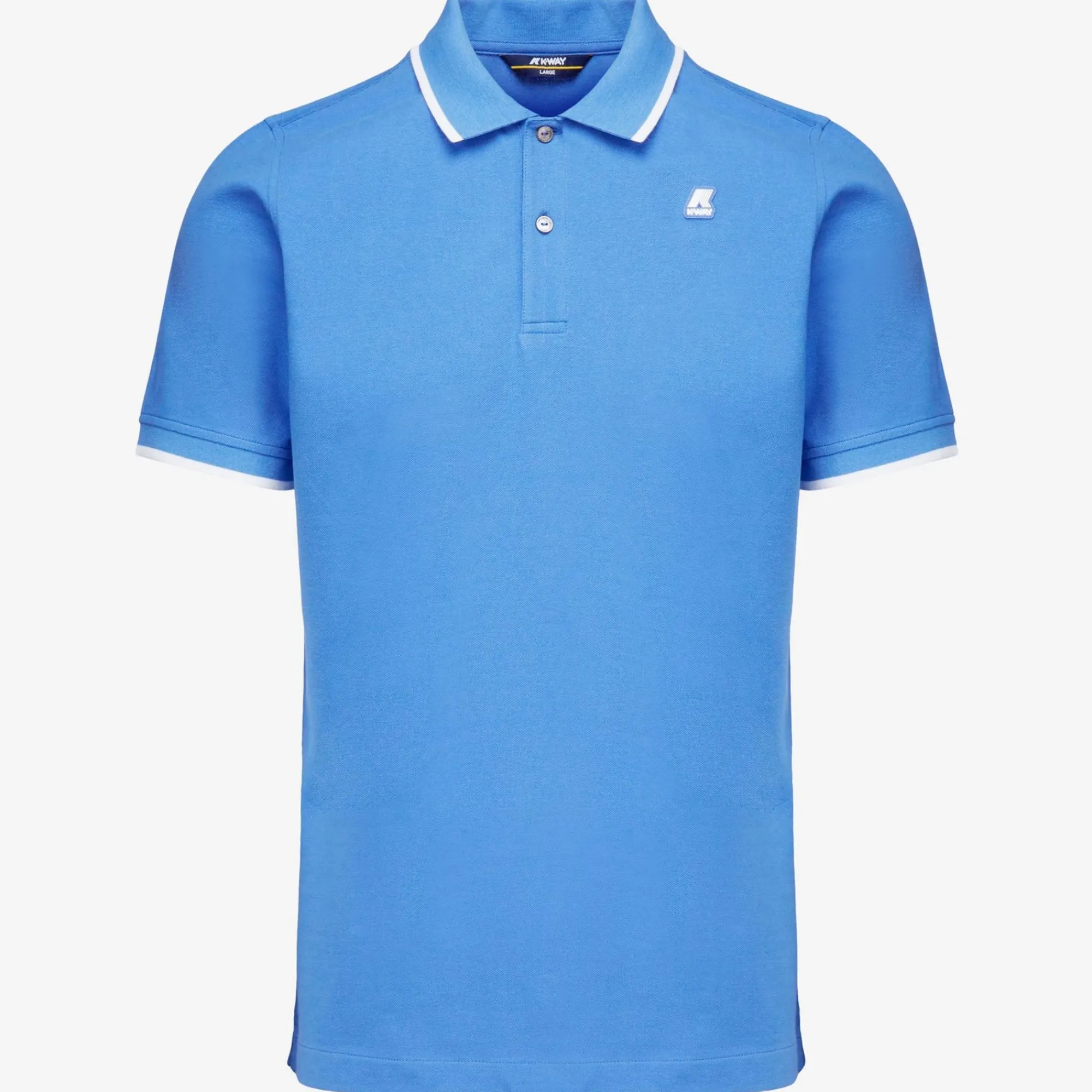 K-WAY Kai - Polo Shirts - Polo - Man - Blue Ultramarine New