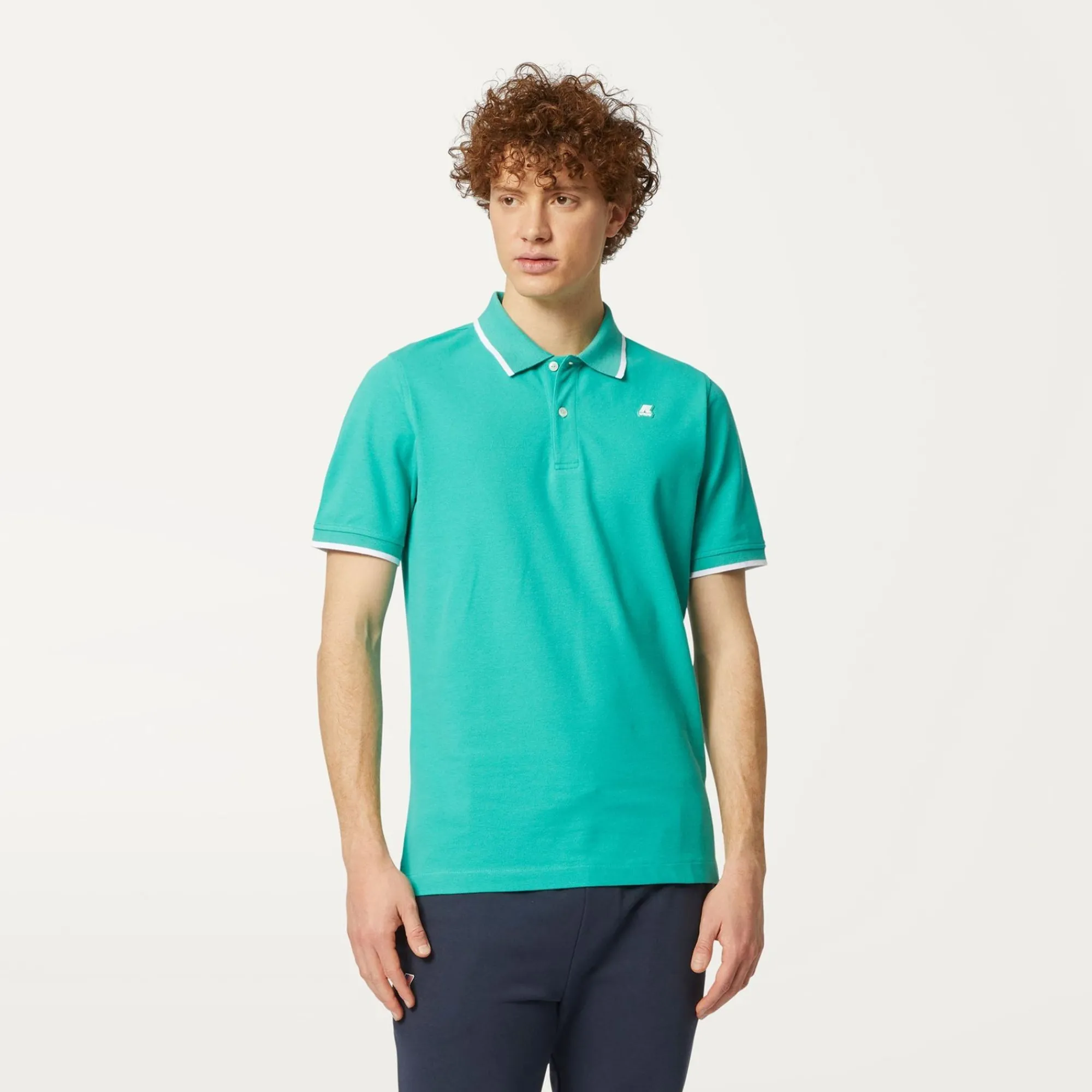 K-WAY Kai - Polo Shirts - Polo - Man - Green Marine Best Sale