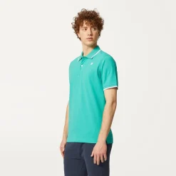 K-WAY Kai - Polo Shirts - Polo - Man - Green Marine Best Sale