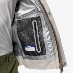 K-WAY Kaya Linen Blend 2L - Jackets - Short - Man - Beige Lt-Silver Sale