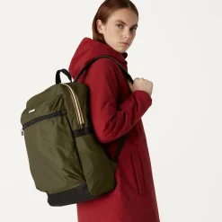 K-WAY Laon - Bags - Backpack - Unisex - Green Blackish Cheap