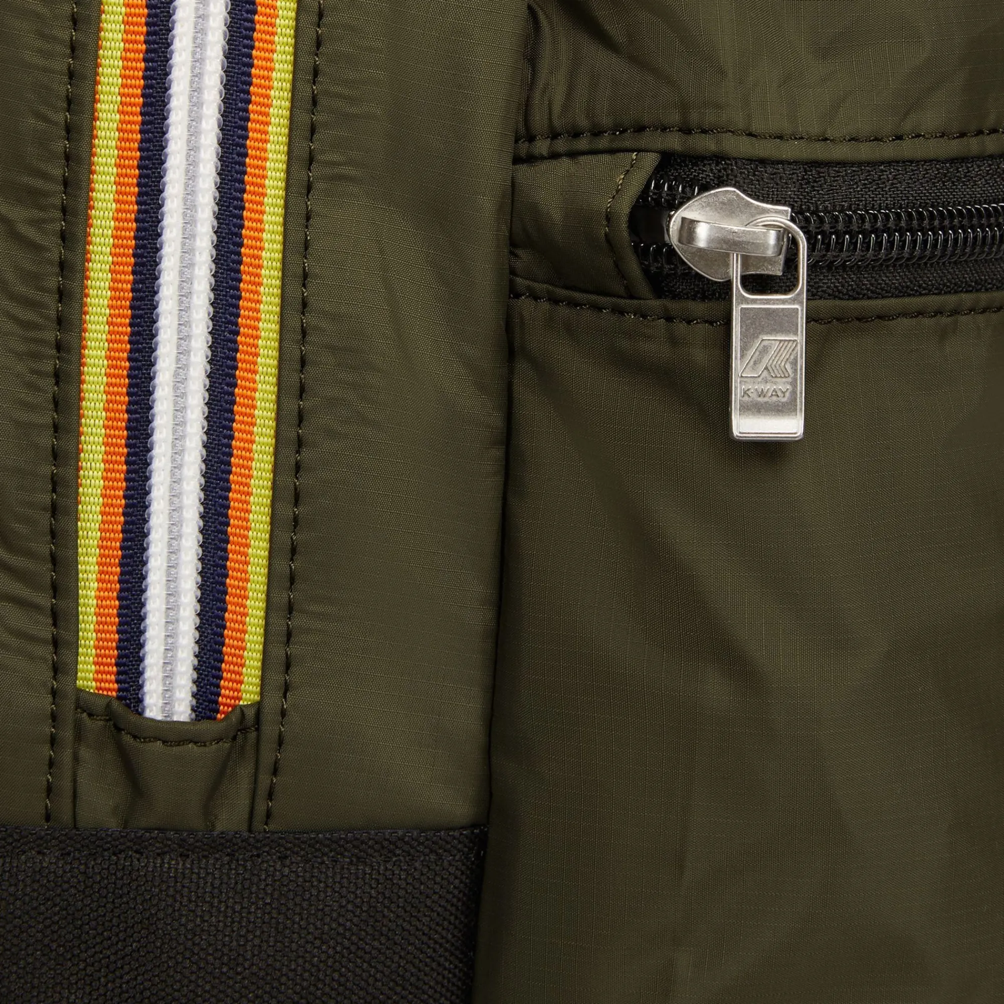 K-WAY Laon - Bags - Backpack - Unisex - Green Blackish Cheap