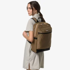 K-WAY Laon - Bags - Backpack - Unisex - Brown Corda Clearance