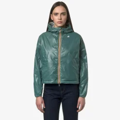 K-WAY Laurette Plus.2 Reversible - Jackets - Short - Woman - Grey S-Green P Sale