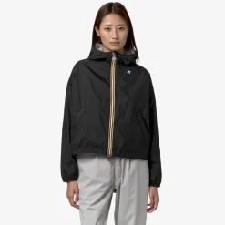 K-WAY Laurette Plus.2 Reversible - Jackets - Short - Woman - Black P-Beige Lt Outlet