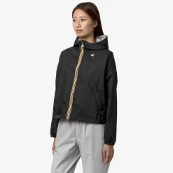 K-WAY Laurette Plus.2 Reversible - Jackets - Short - Woman - Black P-Beige Lt Outlet