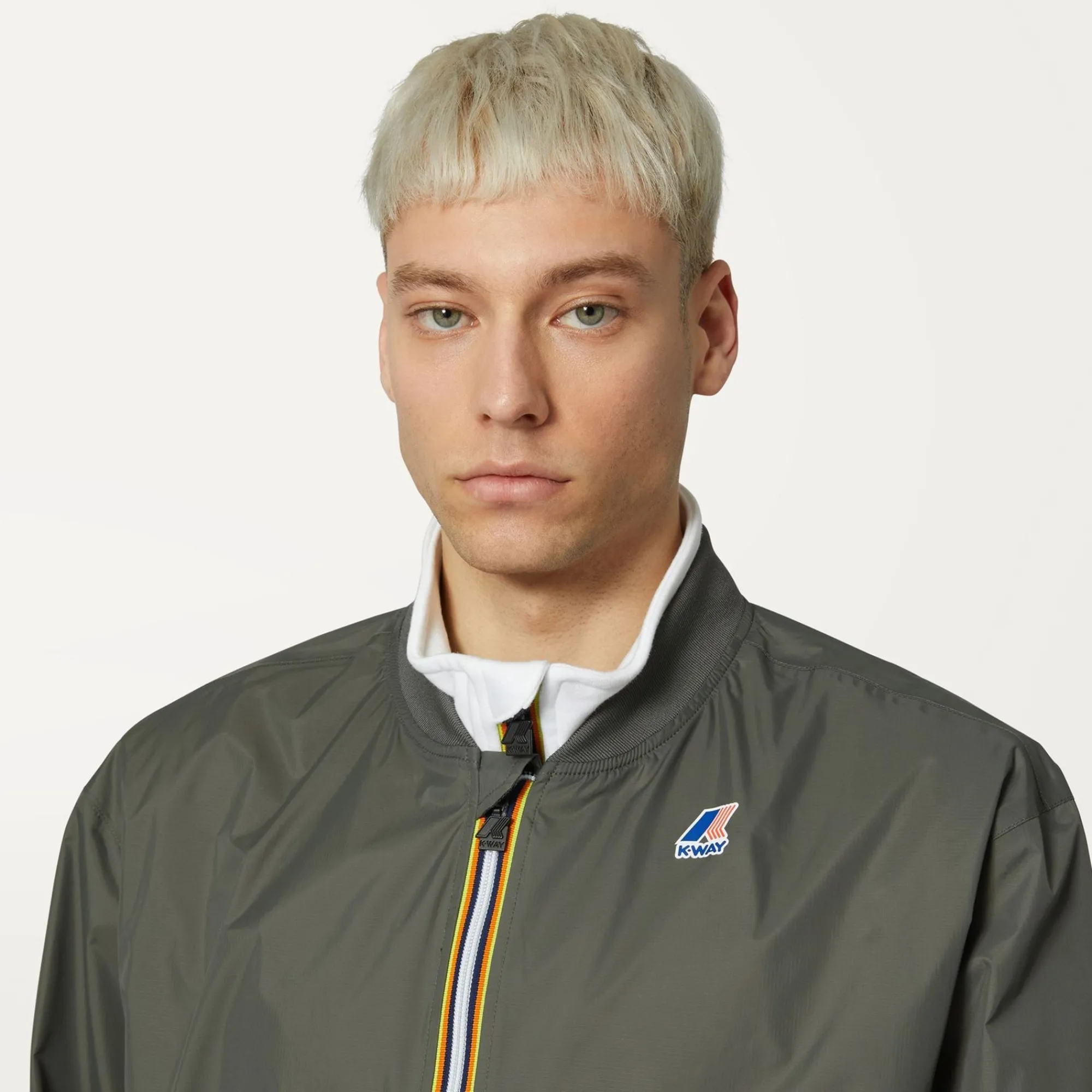 K-WAY Le Vrai 3.0 Amauren - Jackets - Short - Unisex - Green Blackish Cheap