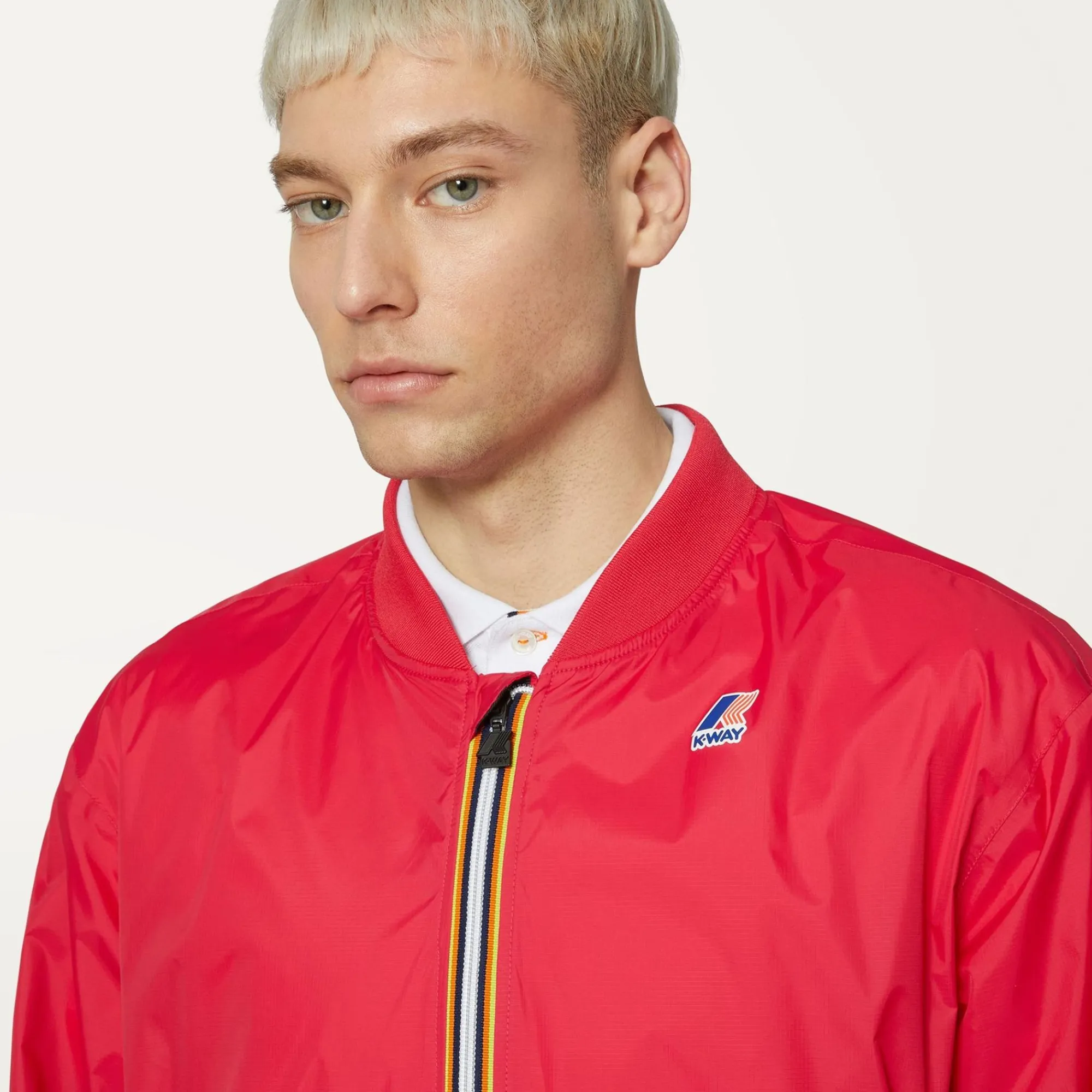 K-WAY Le Vrai 3.0 Amauren - Jackets - Short - Unisex - Red Berry New