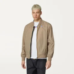 K-WAY Le Vrai 3.0 Amauren - Jackets - Short - Unisex - Beige Taupe Clearance