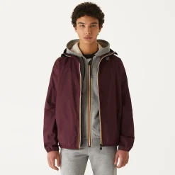 K-WAY Le Vrai 3.0 Claude - Jackets - Mid - Unisex - Red Dk Amaranto Best Sale
