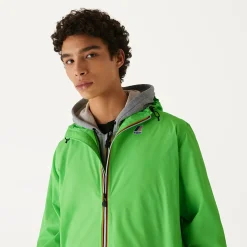 K-WAY Le Vrai 3.0 Claude - Jackets - Mid - Unisex - Green Fluo Outlet