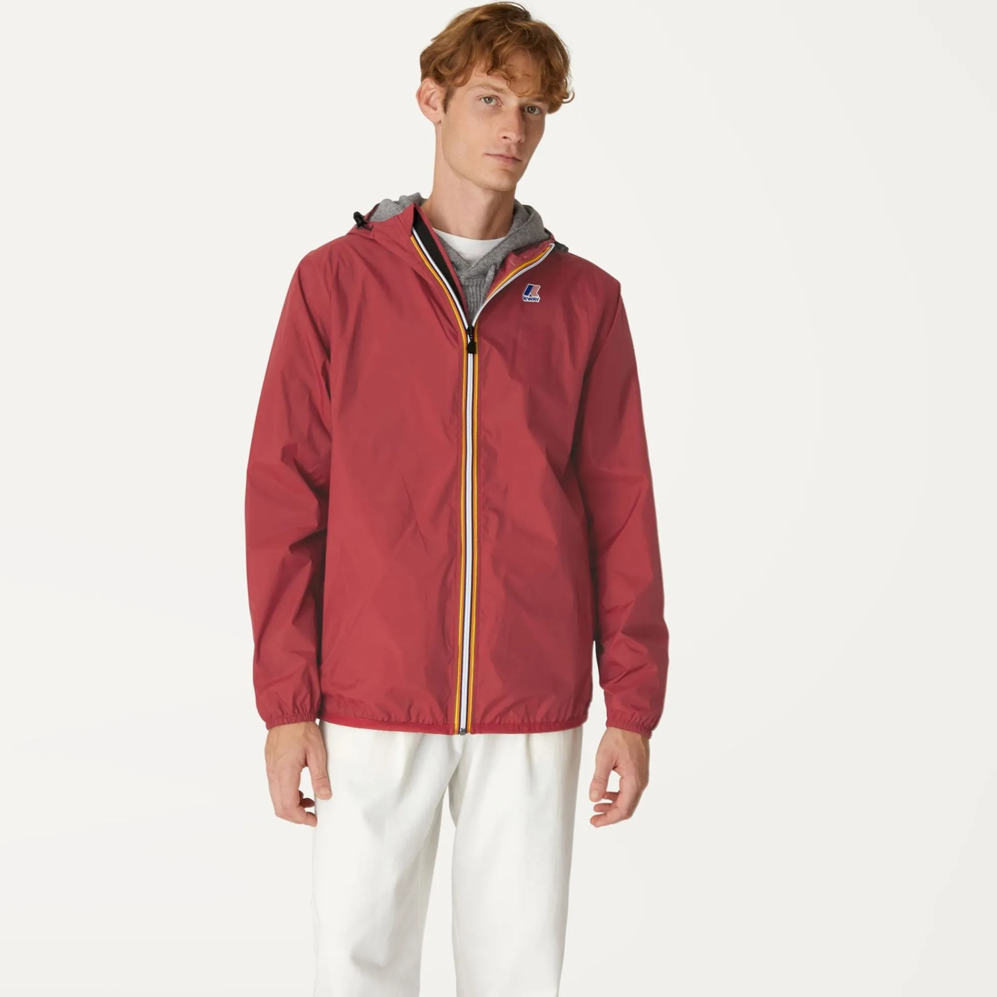 K-WAY Le Vrai 3.0 Claude - Jackets - Mid - Unisex - Red Dk Tomato Flash Sale