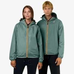 K-WAY Le Vrai 3.0 Claude - Jackets - Mid - Unisex - Green Acquamarina Sale