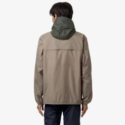 K-WAY Le Vrai 3.0 Claude - Jackets - Mid - Unisex - Beige Taupe-Green Blackish Fashion