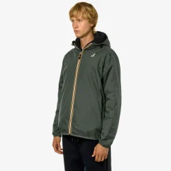 K-WAY Le Vrai 3.0 Claude - Jackets - Mid - Unisex - Green Blackish Shop
