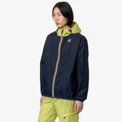 K-WAY Le Vrai 3.0 Claude - Jackets - Mid - Unisex - Blue Depth-Green Celery Online